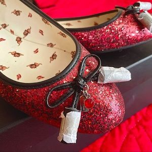 COACH Wizard of Oz Ruby Red Flats